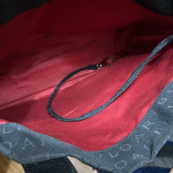 BVLGARI LOGO-MANIA CANVAS, LEATHER TOTE. EUC. - Picture 9 of 13